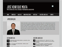 Tablet Screenshot of henriquemouta.com.br
